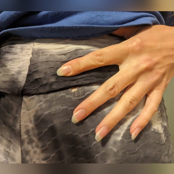 Booty by Brabants Grey Black and White tie dye leggings OSFM - Picture 2 of 2